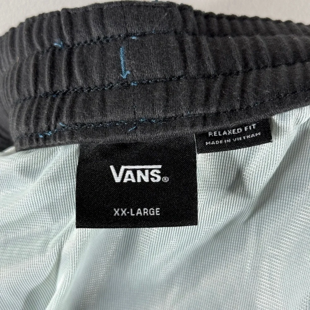 Vans Relaxed Fit Drawstring Mesh Lined Shorts Blue XXL